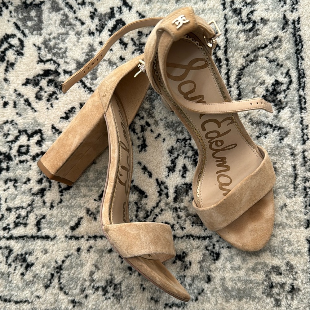 Sam Edelman block heel ankle strap